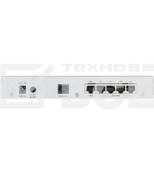 Межсетевой экран и Wi-Fi контроллер Zyxel USG FLEX 100, 1xWAN GE, 1xOPT GE (LAN/WAN), 3xLAN/DMZ GE, 1xUSB3.0, AP Controller (8/24), NebulaFlex **