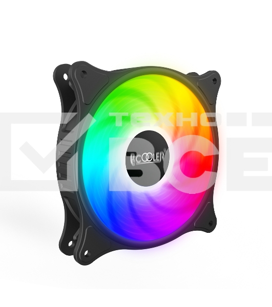 Вентилятор для корпуса PCCooler FX 120 ARGB черный, 120 мм, 2000 об/мин, 33.2 дБ, 4 pin
