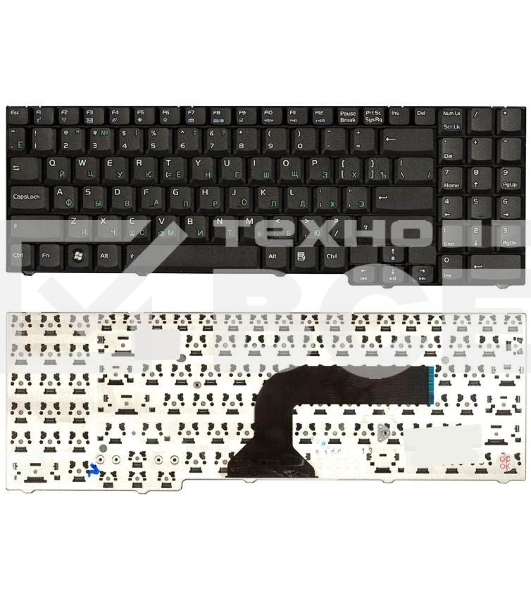 Клавиатура для ноутбука Asus M50 M70 X70 X71 G50 черная