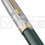 Ручка перьевая Parker 51 Premium (CW2169074) Forest Green GT F сталь нержавеющая подар.кор., фото6