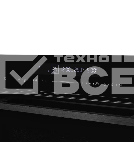 Встраиваемый духовой шкаф Kuppersberg KHT 616 Black компактный, ШхВхГ: 59.5х45.4х56.5 см, 50 л, А+, гидролизная очистка, черный цвет