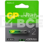 Алкалиновые батарейки c технологией G-tech GP Ultra Plus Alkaline 24А AАA - 2 шт. на блистере, фото9