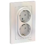 Розетка USB тип-C 65W высокоскор.заряд. QC, PD, мех. SE AtlasDesign Жемчуг, фото 1