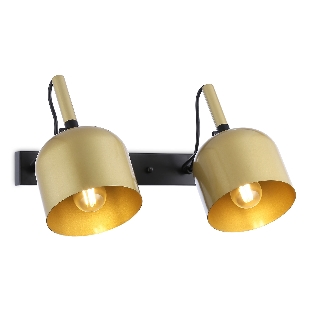 Светильник Ambrella light TR97106/2 GD/BK золото/черный E27*2 max 40W D130*223*273