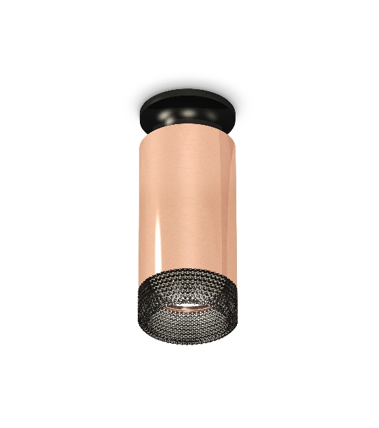 Светильник Ambrella Light XS6326102 PPG/PBK/BK золото розовое полированное/черный полированный/тонированный MR16 GU5.3