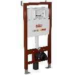 Комплект BAU 6 в 1: инсталляция BAU PRO, унитаз подвесной безободковый торнадо обратного потока Bau Dream 52х36 Hurricane-2, сиденье дюропласт микролифт, кнопка смыва Gun Grey, темно-серый металлик, фото4