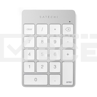 Цифровой блок Satechi ST-SALKPS беспроводной, Bluetooth, серебристый