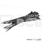 Хомут кабельный 3.6х200 нейл. черн. (уп.100шт) EKF plc-cb-3.6x200, фото3