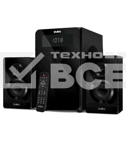 Акустическая система 2.1 SVEN MS-2250 / 80 Watt / ~230V 50Hz / Bluetooth / Black