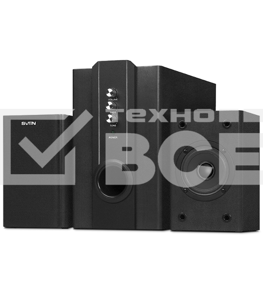 Колонки Sven SPS-820 2.1 черный 38Вт