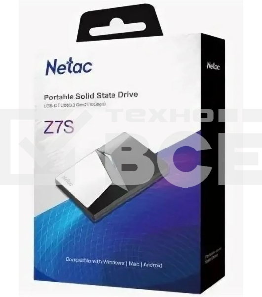 Внешний твердотельный накопитель Netac External Z7S USB 3.2 240Gb