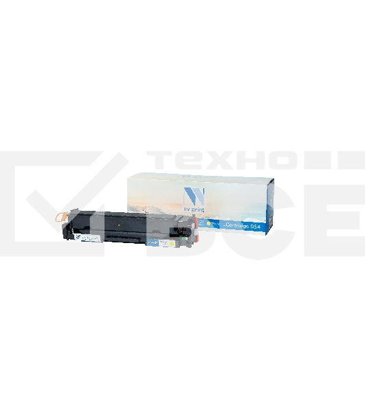 Картридж лазерный совместимый NVP NV-054 желтый для Canon i-Sensys LBP-620/621/623/640/MF-640/641/642/643/644/645 (1200k)