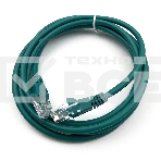 Патч-корд Buro UTP cat5E 2м зеленый RJ-45 (m)-RJ-45 (m), фото 1