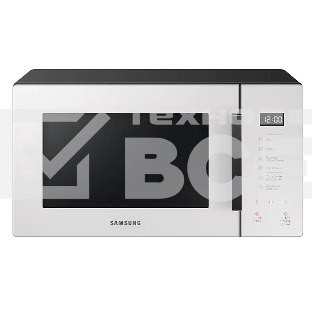 Микроволновая печь Samsung MG23T5018AE/BW белый, 23 л, 800 Вт, переключатели - сенсор