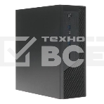 Компьютерный корпус с блоком питания 250Вт. Сase Foxline mITX 250W TFX, 2xUSB3.0, Black/Black Trim, powercord, фото2