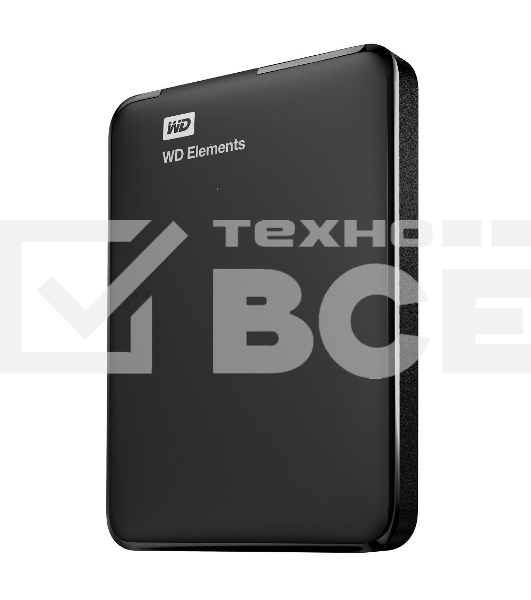 Внешний жесткий диск HDD WD 1Tb Original USB 3.0 WDBUZG0010BBK-WESN Elements Portable 2.5