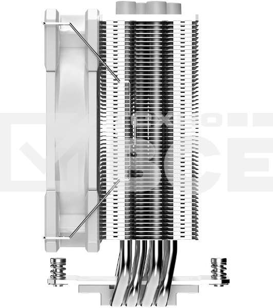 Кулер ID-COOLING SE-224-XTS белый 120мм алюминий+медь 1500rpm 29db 4-pin 220W 151мм