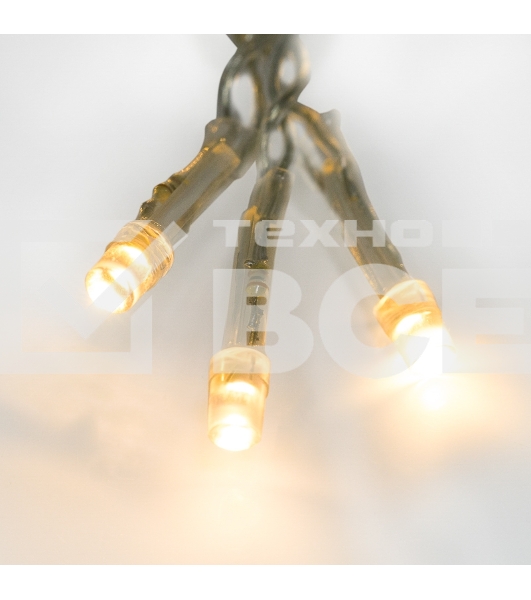 Гирлянда светодиодная Neon-night Дождь 3х2 м 240 LED, прозрачный ПВХ, с контроллером, теплое белое свечение