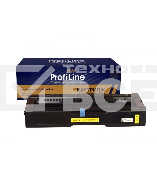 Картридж PL-407546 (SPC250E) для принтеров Ricoh Aficio SPC250/SPC260/SPC261 Yellow 1600 копий ProfiLine