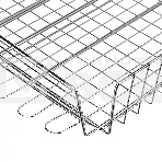 Решетка-гриль 240х310х55 мм, объемная хромированная Sparta, фото2