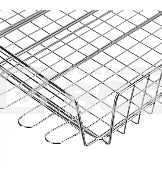 Решетка-гриль 240х310х55 мм, объемная хромированная Sparta