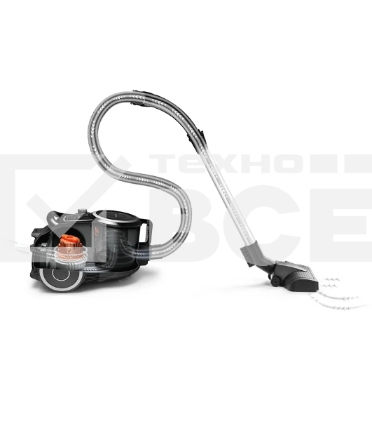 Пылесос Bosch BGS412234, безмешковый, емкость пылесборника 2.4 л, сухая уборка, циклонная система фильтрации, черный