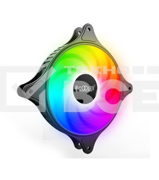 Вентилятор для корпуса PCCooler FX 120 ARGB черный, 120 мм, 2000 об/мин, 33.2 дБ, 4 pin