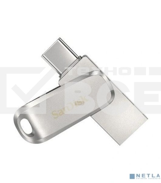 Флешка USB 512GB SanDisk Ultra Dual Drive Luxe, USB 3.1 - USB Type-C