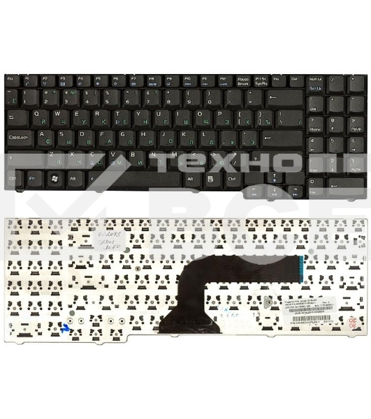 Клавиатура для ноутбука Asus M50 M70 X70 X71 G50 черная