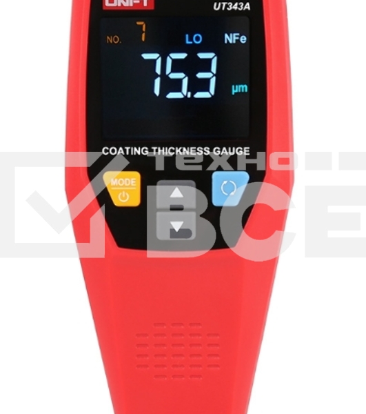 Толщиномер UNI-T UT343A диаметр измеряемой площади 20 мм, min толщина объема 0,5 мм