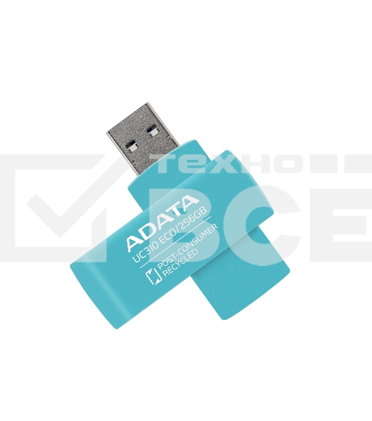 Флеш диск ADATA UC310E 256Gb USB 3.2 Gen1 зеленый UC310E-256G-RGN