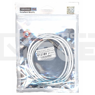 Кабель Vention 3.5 Jack-3.5 Socket 1.5m белый круглый