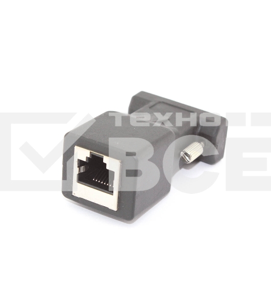 Переходник RJ45  на DB9 15 pin мама