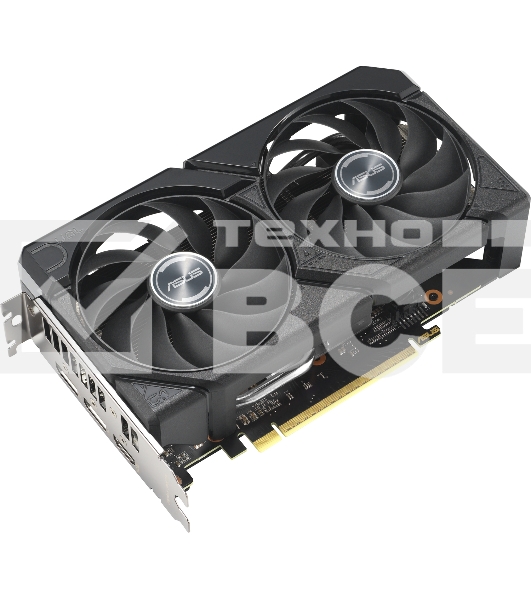 Видеокарта Asus PCI-E 5.0 DUAL-RX9060XT-8G AMD Radeon RX 9060XT 8Gb 128bit GDDR6 2550/20000 HDMIx1 DPx2 HDCP Ret