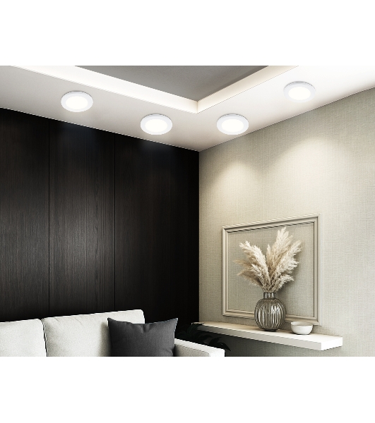 Светильник Ambrella light TN6630 WH белый IP44 GX53 D100*60