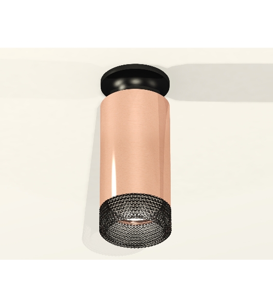 Светильник Ambrella Light XS6326102 PPG/PBK/BK золото розовое полированное/черный полированный/тонированный MR16 GU5.3