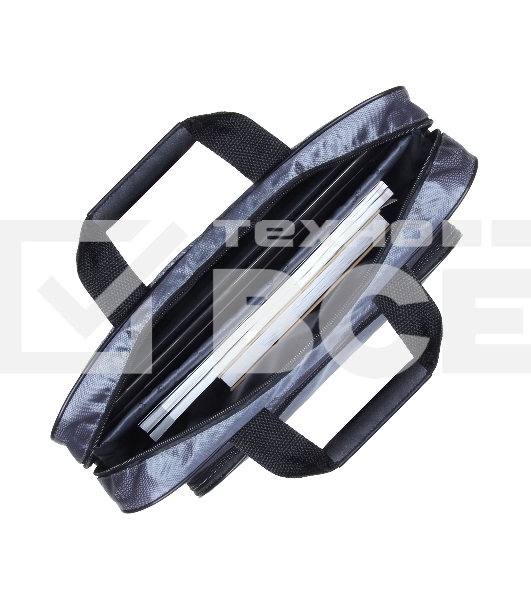 Сумка ExeGate EX264612RUS Office F1596 Dark-Grey, темно-серая, полиэстер, для ноутбуков до 15.6