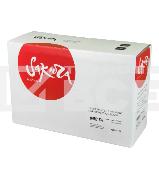 Картридж Sakura 106R01536 для Xerox Phaser 4600/4620/4622, черный, 30 000 к.