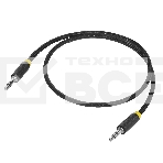 Кабель аудио Greenconnect0.5m jack 3,5mm/jack 3,5mm, нейлон, черный, желтая окантовка, ультрагибкий, 28 AWG, M/M, Premium, экран, стерео(GCR-AVC8114-0.5m), фото5