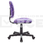 Кресло детское Бюрократ CH-204NX Sticks 08 фиолетовый, крестовина пластик, фото5