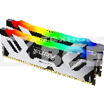 Оперативная память Kingston Fury Renegade, DDR5, 32GB (2x16GB), 6400MHz, CL32, с радиатором, RGB, серебристый/черный, фото6