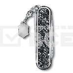Нож перочинный Victorinox Classic Brilliant Crystal (0.6221.35) 58мм 5 функций черный/серебристый подар.коробка, фото4