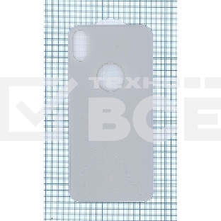 Защитное заднее стекло для iPhone XS белый