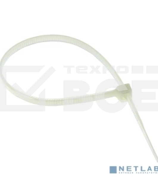 Хомут кабельный 3.6х250 нейл. бел. (уп.100шт) EKF plc-c-3.6x250