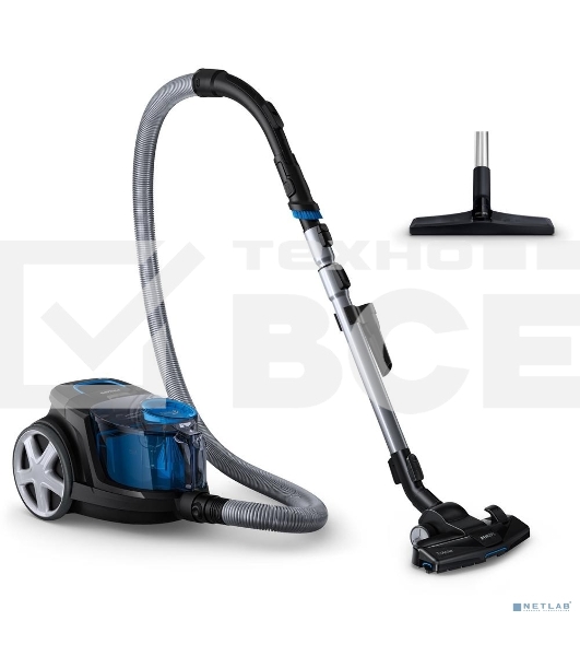 Пылесос Philips FC9331/09 глубокий черный, 237/750 Вт, уборка сухая, пылесборник контейнер 1.5 л