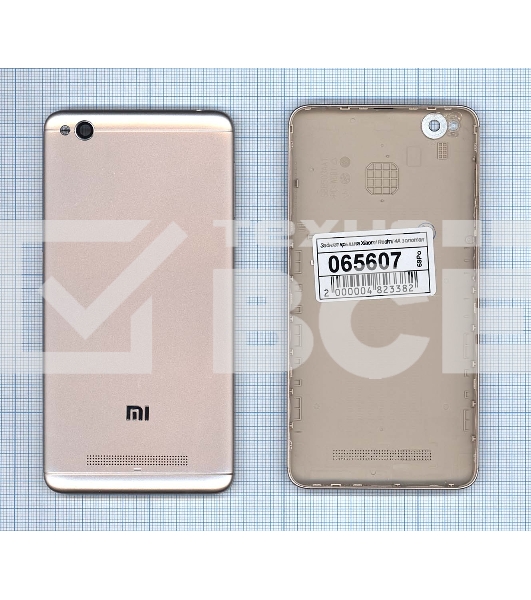 Задняя крышка для Xiaomi Redmi 4A  золотая