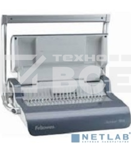 Переплетчик Fellowes Quasar+ (FS-56277) A4/перф.22л.сшив/макс.500л./пластик.пруж. (6-51мм)