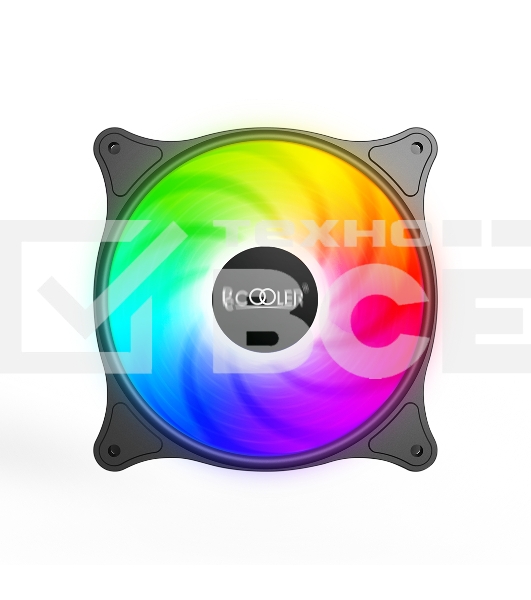 Вентилятор для корпуса PCCooler FX 120 ARGB черный, 120 мм, 2000 об/мин, 33.2 дБ, 4 pin