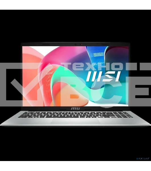 Ноутбук MSI Modern 15 F1MG-801XRU серебристый Intel Core 5 120U/16Gb/SSD 512Gb/15.6