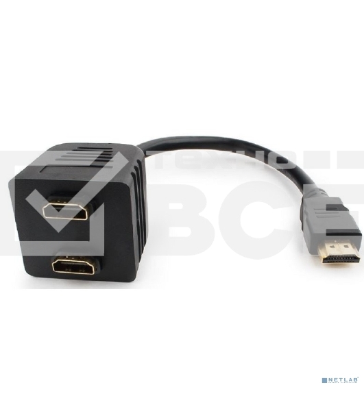 Bion разветвитель HDMI (M) - 2xHDMI (F), v1.4, 1920x1080@60Hz, 0.20 м [BXP-A-2HT1
